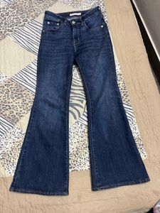 Levi's Flared Blue Jeans
