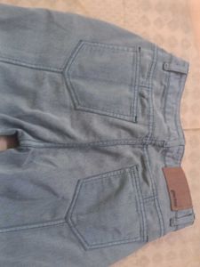Gray Flared Jeans