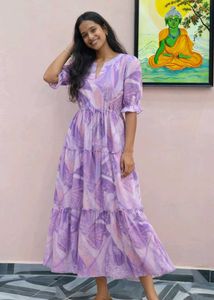 Beautiful Purple Maxi Dress