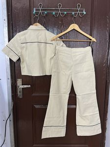 Stylish Beige Co-ord Set