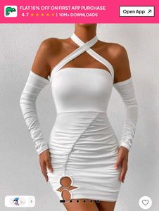 bodycon dress short sleeve less