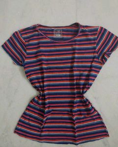Striped Short Sleeve T-Shirt