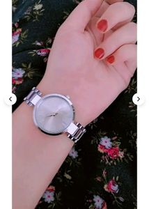 Elegant Silver Women's Watch