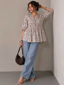 Chic Printed Kurti Top