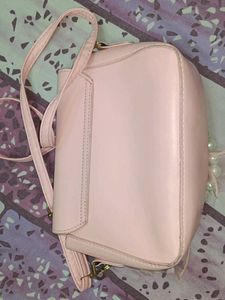 Cute Pink Bow &amp; Pearl Handbag