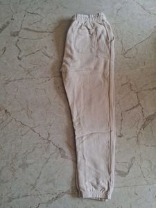 Comfortable Beige Jogger Pants