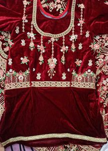 Bridal lehnga with kurti and dupatta