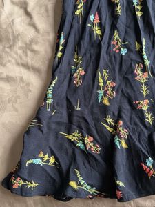 Navy Floral Mini Dress