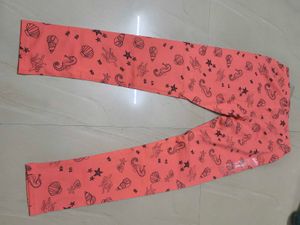 Y2k print leggings for girls and women