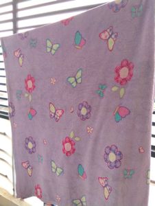 Butterfly Floral Print blanket