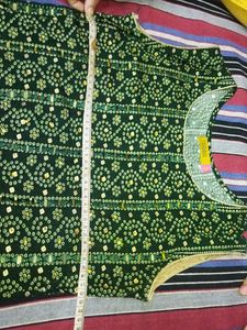 Elegant Emerald Green  only kurta not set