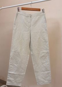 Stylish Beige Cropped Pants