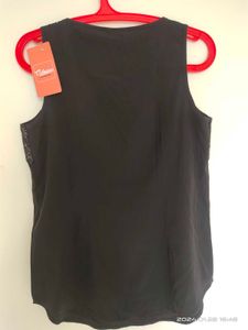 Stylish Black Tank Top - 34 Bust