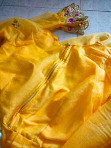 Yellow Anarkali Dress📀💡🕯️☀️