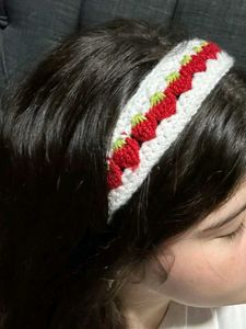 Crochet Strawberry 🍓 Headband