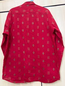 Red Patterned Shirt