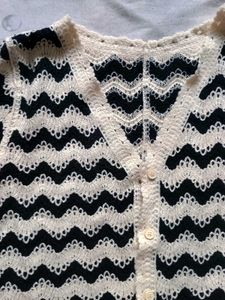 Chic Chevron Knit Cardigan