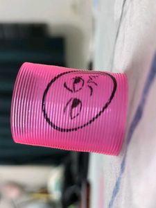 Funny Pink Slinky Toy