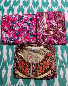 Cozy Printed Nightgowns (Set of 3) - New Nighty