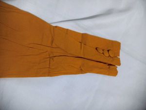 Orange Cigarette Pants