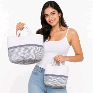 Stylish Rope Tote Bag in combo offer price 🎉