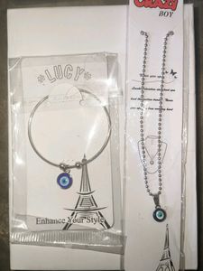 Evil Eye Bracelet And Pendent For Girls / Women's