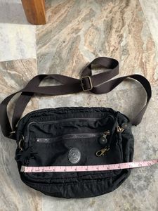 Kipling Black Nylon Crossbody Bag
