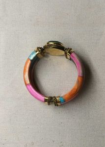 BROWN AGATE Boho Gemstone Bangle
