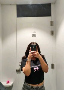Graphic Crop Top - "I'm Literally Just a Girl"