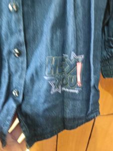 Chic Denim Button-Up Shirt