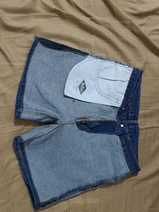 Stylish Denim Wrap Skirt