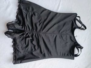 Comfortable Black Bodysuit Shapewear