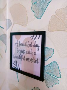 Framed "A beautiful day" Wall Art
