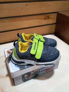 Cutewalk Kids Sneakers - Navy &amp; Lime