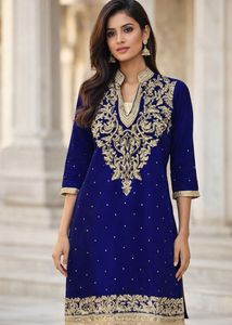 Elegant Velvet Kurta