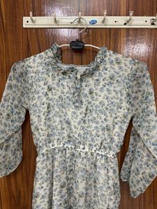 Chic Floral Print Midi Dress