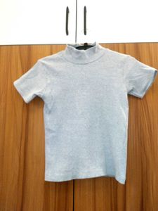 turtle neck bodycon top fitted
