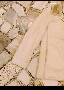 25. Stylish Beige Faux Suede Jacket