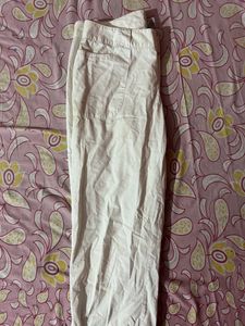 White Cargo Pant
