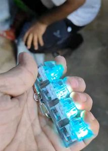Mini Switch Keychain with LED Light