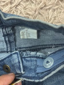 Grey  and Denim Jeans