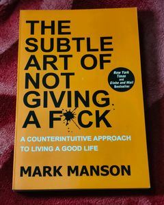 New- The Subtle Art Of Not Giving A F*** Novel