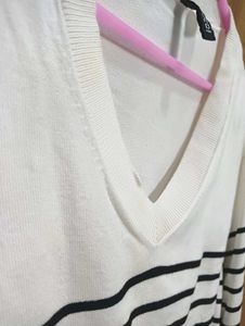 H&amp;M Striped V-Neck Long Sleeve cardigan