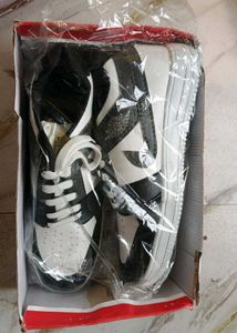 Stylish Black & White Sneakers