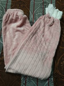 Cozy Pink Plush Nightgown
