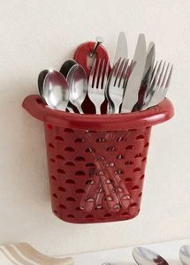 Plastic Hanging Cutlery Holder.