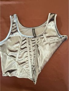 Velvet Corset Top