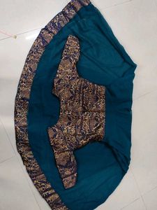 blue long gown