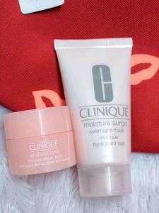 Original Clinique Under Eye Cream And Face Mask