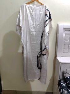 Elegant Off-White Kaftan Dress